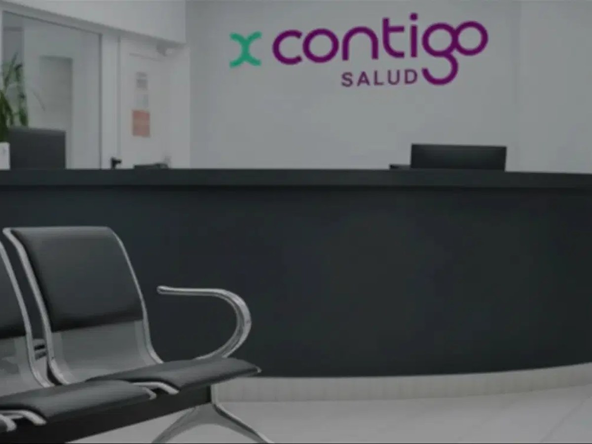 Recepción de un centro médico de Contigo Salud